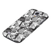Supergirl Black en White Collage 2 Case-Mate Samsung Galaxy Hoesje (Onderkant)