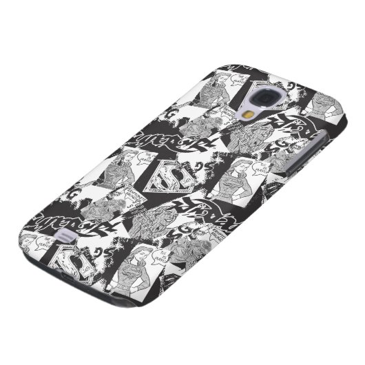 Supergirl Black en White Collage 2 Case-Mate Samsung Galaxy Hoesje (Onderkant)