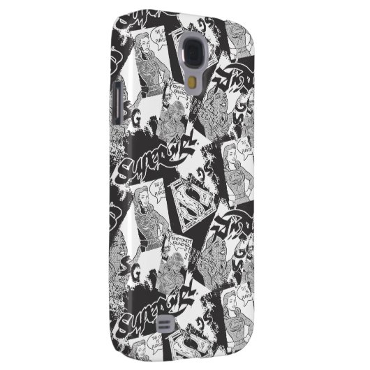 Supergirl Black en White Collage 2 Case-Mate Samsung Galaxy Hoesje (Back/Rechts)