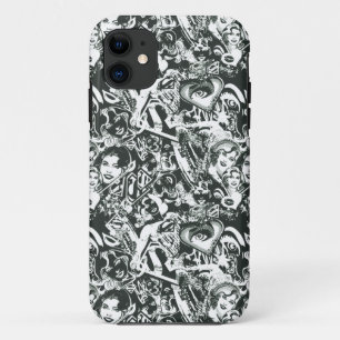 Supergirl Black en White Collage iPhone 11 Hoesje