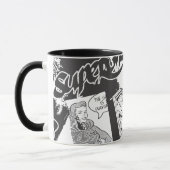 Supergirl Black en White Collage Mok (Links)