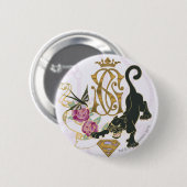 Supergirl Black Panther Ronde Button 5,7 Cm (Voorkant /achterkant)