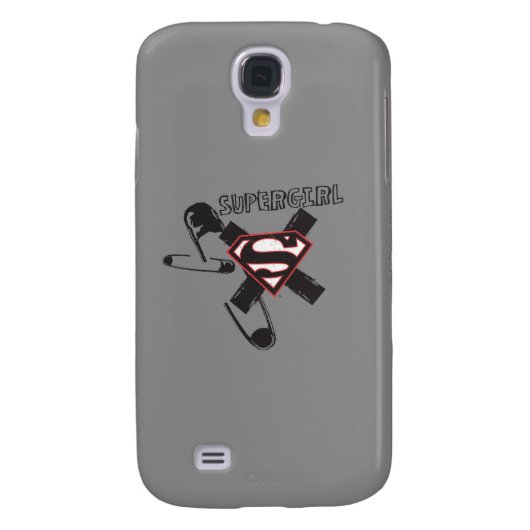 Supergirl Black Safety Pins Case-Mate Samsung Galaxy Hoesje (Achterkant)