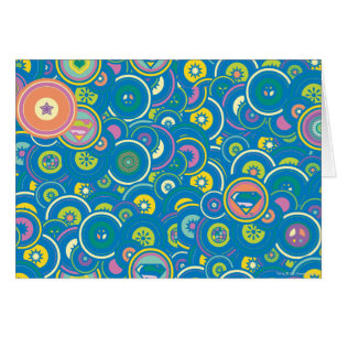 Supergirl - Blauw patroon