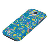 Supergirl - Blauw patroon Case-Mate Samsung Galaxy Hoesje (Onderkant)