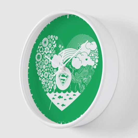 Supergirl Bloemen Vrede Hart Grafisch (Hoek)