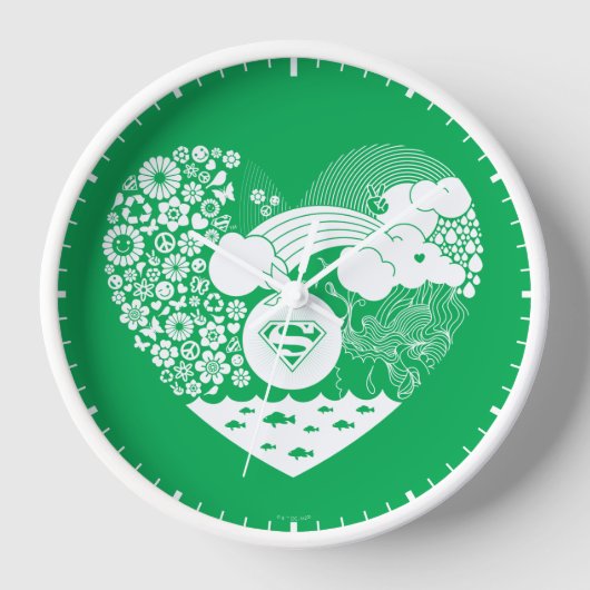 Supergirl Bloemen Vrede Hart Grafisch (Voorkant)