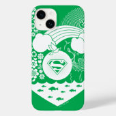 Supergirl Bloemen Vrede Hart Grafisch Case-Mate iPhone Case (Achterkant)