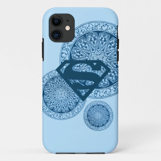 Supergirl Blue Circle Design Case-Mate iPhone Case (Achterkant)