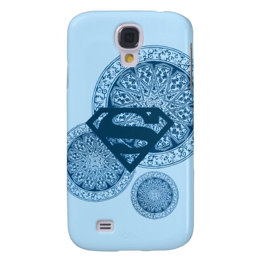 Supergirl Blue Circle Design Case-Mate Samsung Galaxy Hoesje (Achterkant)