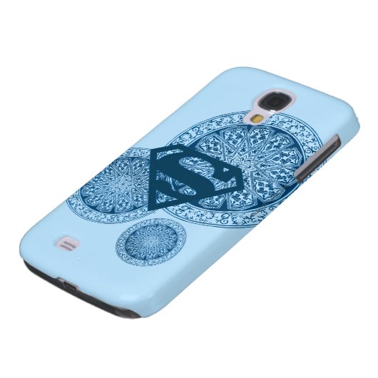 Supergirl Blue Circle Design Case-Mate Samsung Galaxy Hoesje (Onderkant)