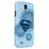 Supergirl Blue Circle Design Case-Mate Samsung Galaxy Hoesje (Back/Rechts)