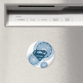 Supergirl Blue Circle Design Magneet (Insitu (Vaatwasser))
