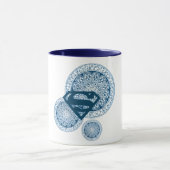 Supergirl Blue Circle Design Mok (Midden)