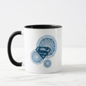 Supergirl Blue Circle Design Mok (Links)
