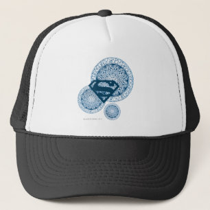 Supergirl Blue Circle Design Trucker Pet