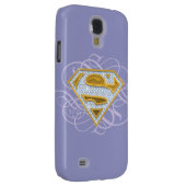Supergirl Blue Jewels 2 Case-Mate Samsung Galaxy Hoesje (Back/Rechts)