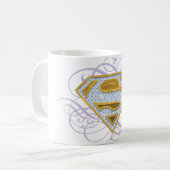 Supergirl Blue Jewels 2 Koffiemok (Voorkant links)