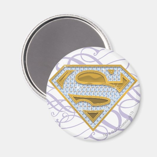 Supergirl Blue Jewels 2 Magneet (Voorkant / Achterkant)