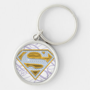 Supergirl Blue Jewels 2 Sleutelhanger