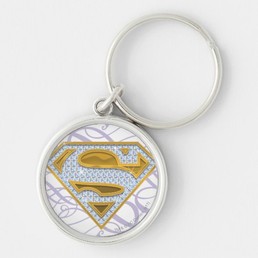 Supergirl Blue Jewels 2 Sleutelhanger (Voorkant)