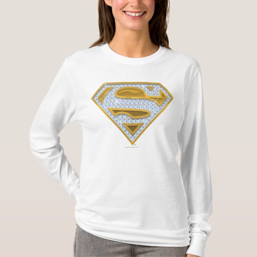 Supergirl Blue Jewels T-shirt (Voorkant)