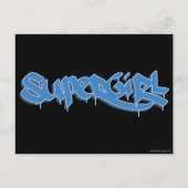 Supergirl Blue Logo Briefkaart (Voorkant)
