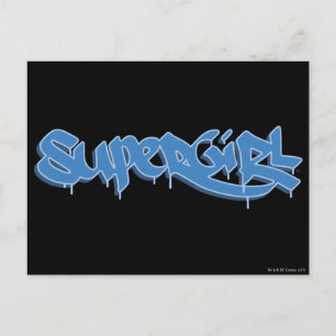 Supergirl Blue Logo Briefkaart
