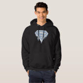 Supergirl Blue Logo Hoodie (Voorkant volledig)