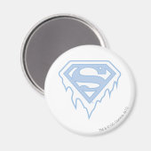 Supergirl Blue Logo Magneet (Voorkant / Achterkant)
