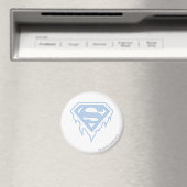 Supergirl Blue Logo Magneet (Insitu (Vaatwasser))