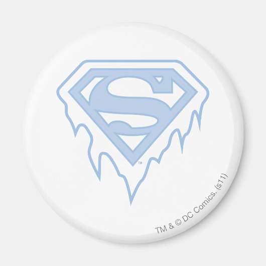 Supergirl Blue Logo Magneet (Voorkant)