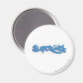 Supergirl Blue Logo Magneet (Voorkant / Achterkant)