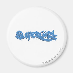Supergirl Blue Logo Magneet