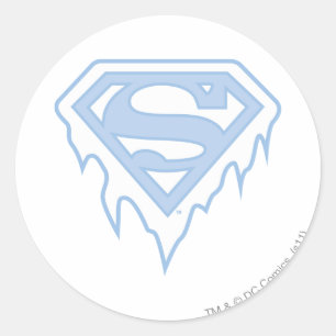 Supergirl Blue Logo Ronde Sticker
