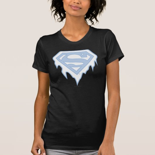 Supergirl Blue Logo T-shirt (Voorkant)