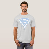 Supergirl Blue Logo T-shirt (Voorkant volledig)