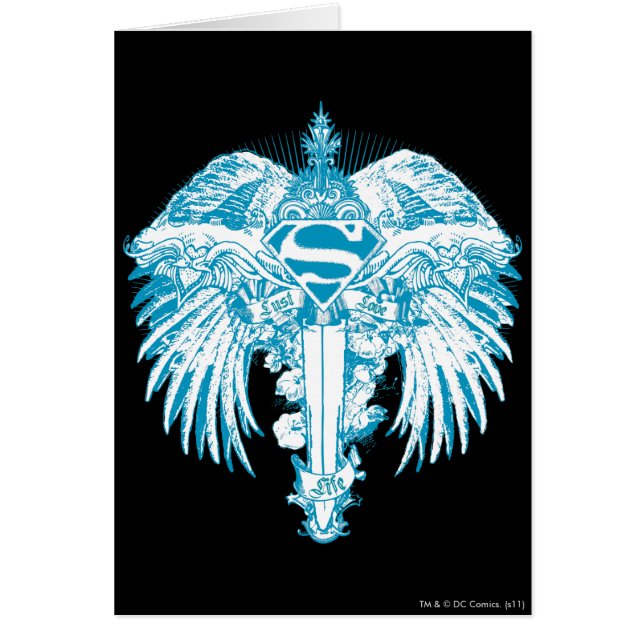 Supergirl Blue Wings (Voorkant)