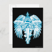 Supergirl Blue Wings Briefkaart (Voorkant / Achterkant)