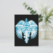 Supergirl Blue Wings Briefkaart (Staand voorkant)