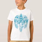 Supergirl Blue Wings T-shirt (Voorkant)