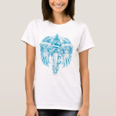 Supergirl Blue Wings T-shirt (Voorkant)