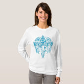 Supergirl Blue Wings T-shirt (Voorkant volledig)