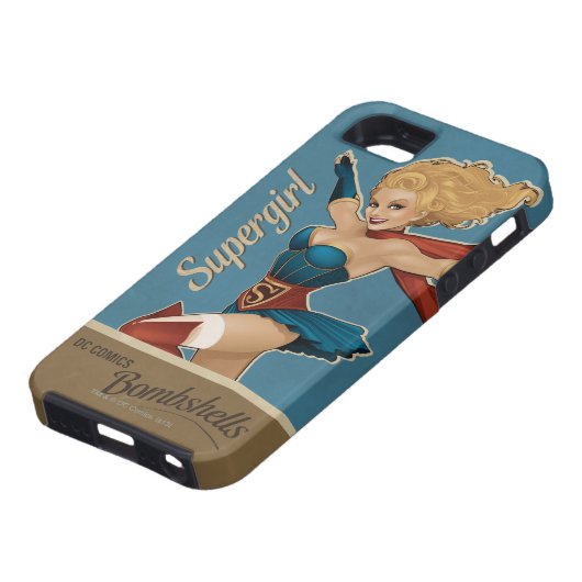 Supergirl Bombshell Case-Mate iPhone Case (Onderkant)