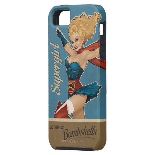 Supergirl Bombshell Case-Mate iPhone Case (Achterkant Links)