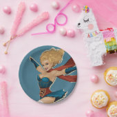 Supergirl Bombshell Papieren Bordje (Feest)