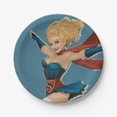 Supergirl Bombshell Papieren Bordje (Voorkant)