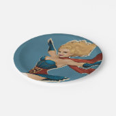 Supergirl Bombshell Papieren Bordje (Gekanteld)