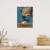 Supergirl Bombshell Poster (Keuken)