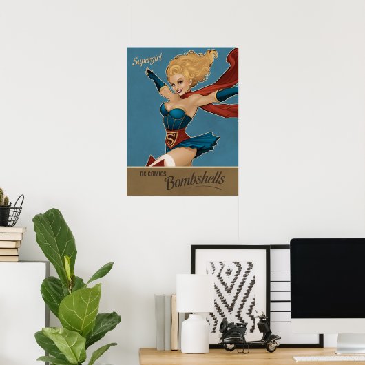 Supergirl Bombshell Poster (Thuiskantoor)